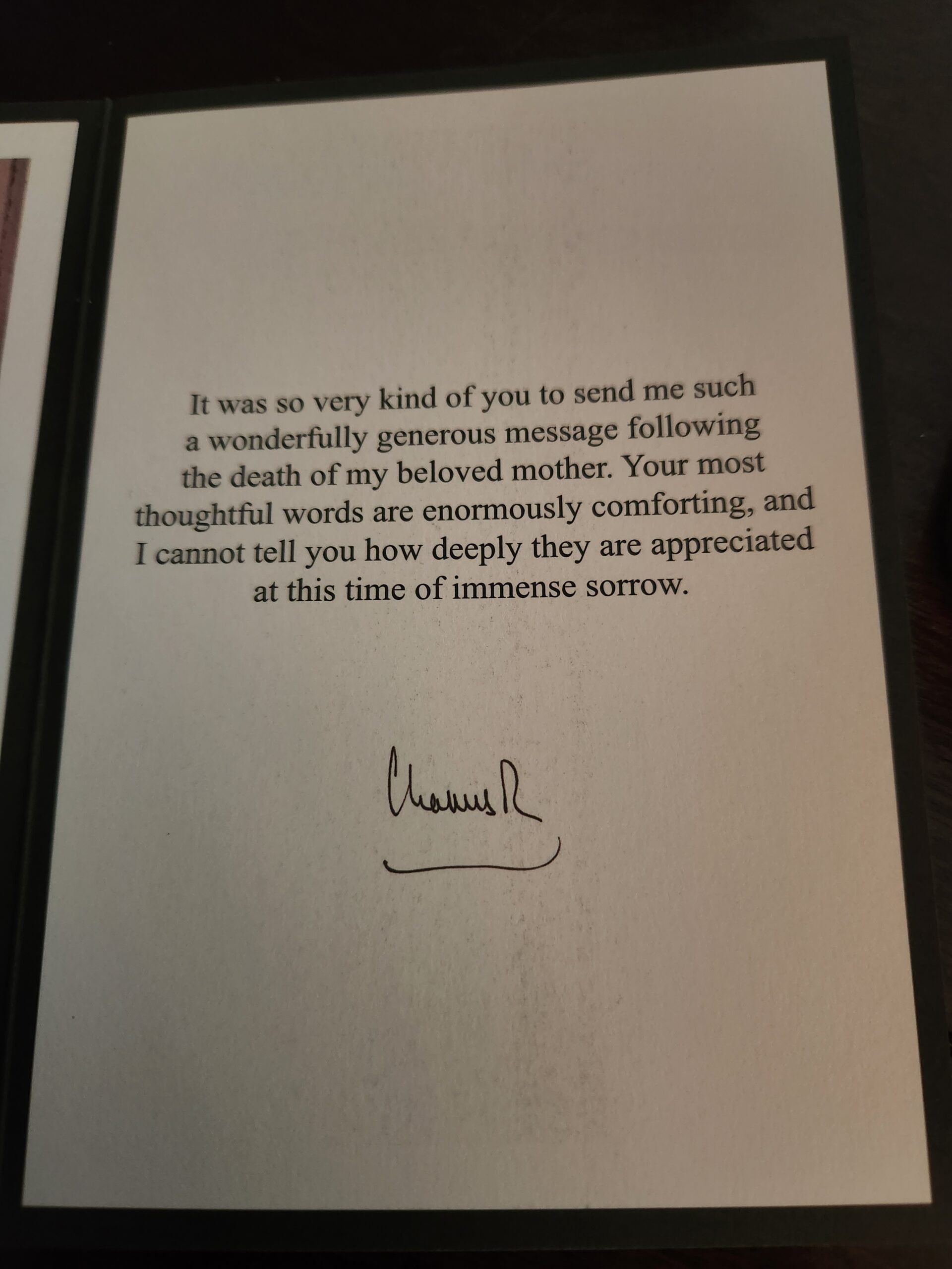 King Charles’ Note Inside Clan MacAulay